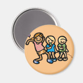 Bummin' um Knopf. Magnet (Vorderseite/Rückseite)