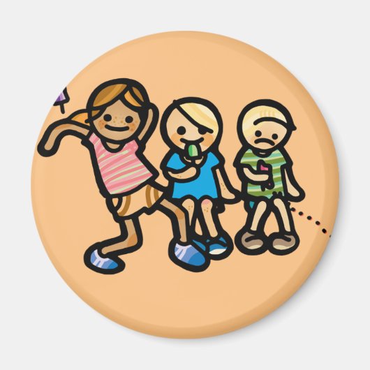 Bummin' um Knopf. Magnet (Vorne)