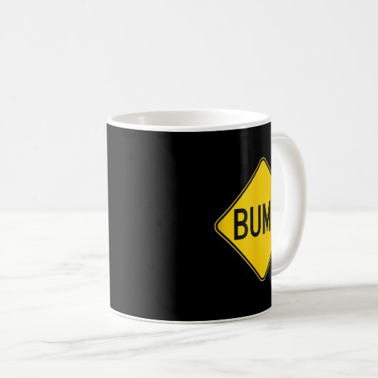Bump Ahead Mother To Be Cute New Moms Women Kaffeetasse (VorderseiteRechts)