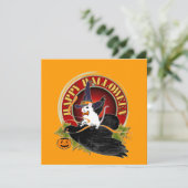 Bump in der Nacht weißes MauseHalloween (Stehend Vorderseite)