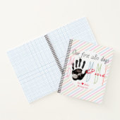 Bump Pregnancy Journal Ultrasound 1. Muttertag Notizblock (Innenseite)