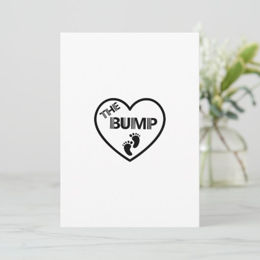 Bump Schwangerschaft Geschenk Mama (Stehend Vorderseite)