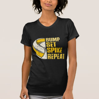 Bump Set Spike Repeat Volleyball Fun  T-Shirt