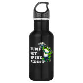Bump, Set, Spike, Ribbit Edelstahlflasche (Vorderseite)