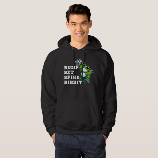 Bump, Set, Spike, Ribbit Hoodie (Vorne ganz)