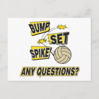 Bump Set Spike Volleyball Geschenk