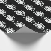 Bump-Set-Spike-Volleyballmannschaft Geschenkpapier (Ecke)