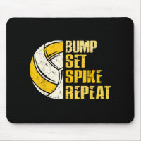 Bump Set Spike Wiederholen Volleyball Spaß