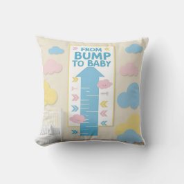 Bump to Baby Growth Tour Chart Kissen