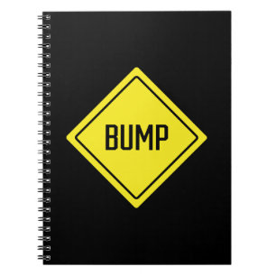 Bump Warnzeichen SpiralNotebook Notizblock