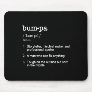 Bumpa Definition T Shirt - Vatertag Geschenk T-Shi Mousepad