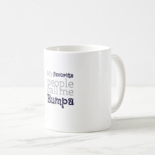 Bumpa Kaffee-Tasse Kaffeetasse (VorderseiteRechts)