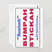 Bumpah Stickah Postkarte (Vorne/Hinten)