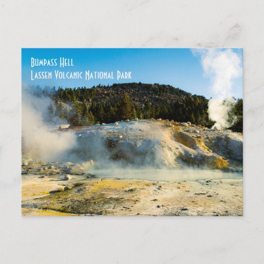 Bumpass Hell - Lassen Volcanic National Park Postkarte (Vorderseite)