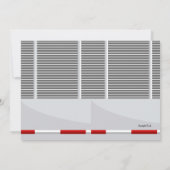 Bumper Cars Geburtstagsparty Einladung (Rückseite)