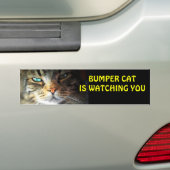 Bumper Cat beobachtet Sie 4 Autoaufkleber (Auf Auto)