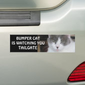 Bumper Cat beobachtet TAILGATE 18 Autoaufkleber (Auf Auto)