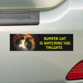 Bumper Cat beobachtet TAILGATE 26 Autoaufkleber (Auf Auto)
