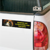Bumper Cat beobachtet TAILGATE 26 Autoaufkleber (Auf Lkw)