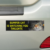 Bumper Cat beobachtet TAILGATE 34 Autoaufkleber (Auf Auto)