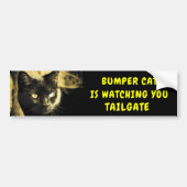 Bumper Cat beobachtet TAILGATE 44 Autoaufkleber (Vorne)