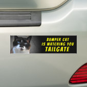 Bumper Cat beobachtet TAILGATE 46 Autoaufkleber (Auf Auto)