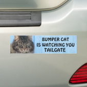 Bumper Cat beobachtet TAILGATE 6 meme Autoaufkleber (Auf Auto)