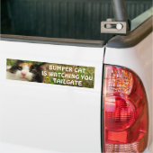 Bumper Cat beobachtet TAILGATE 8 Autoaufkleber (Auf Lkw)