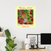 Bumper Crop Haiku Art Print Poster (Heimbüro)