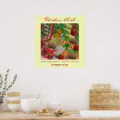 Bumper Crop Haiku Art Print Poster (Küche)
