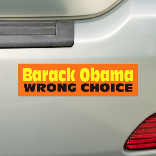 BUMPER_NOBAMA_106 AUTOAUFKLEBER (Auf Auto)