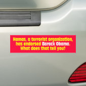 BUMPER_NOBAMA_107 AUTOAUFKLEBER (Auf Auto)