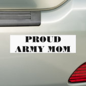 Bumper Sticker Proud Army Mom Autoaufkleber (Auf Auto)