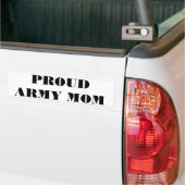 Bumper Sticker Proud Army Mom Autoaufkleber (Auf Lkw)