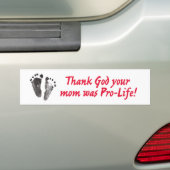 bumper_sticker_thank_God Autoaufkleber (Auf Auto)