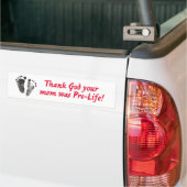 bumper_sticker_thank_God Autoaufkleber (Auf Lkw)