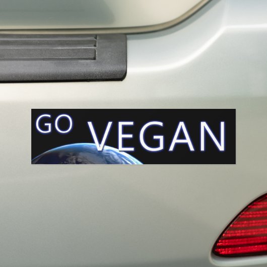 bumpersticker-VEGAN2 Autoaufkleber (Auf Auto)