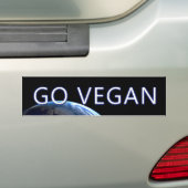 bumpersticker-VEGAN3 Autoaufkleber (Auf Auto)