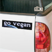 bumpersticker-VEGAN5 Autoaufkleber (Auf Lkw)