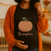 Bumpkin Halloween Maternity T-Shirt; Niedlicher Pu T-Shirt
