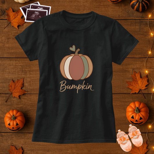 Bumpkin Niedliche Schwangerschaft Halloween T-Shirt