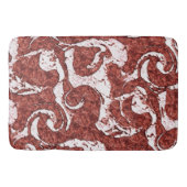 Bumpy felsigen Korallen und weiße Flecken Badematte (Vorderseite)