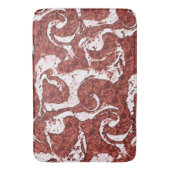 Bumpy felsigen Korallen und weiße Flecken Badematte (Vorderseite Vertikal)