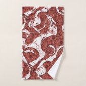 Bumpy felsigen Korallen und weiße Flecken Badhandtuch Set (Handtuch)