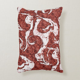 Bumpy felsigen Korallen und weiße Flecken Dekokissen