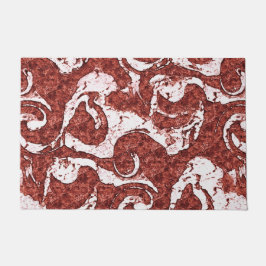 Bumpy felsigen Korallen und weiße Flecken Fußmatte