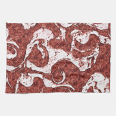 Bumpy felsigen Korallen und weiße Flecken Geschirrtuch (Horizontal)