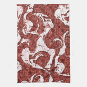 Bumpy felsigen Korallen und weiße Flecken Geschirrtuch (Vertikal)