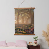 Bumpy Path Wandteppich Mit Holzrahmen (Schlafzimmer)