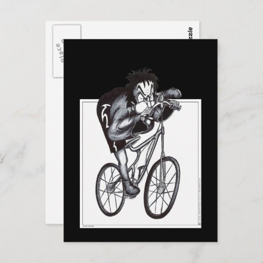 Bumpy Ride Postkarte (Vorne/Hinten)